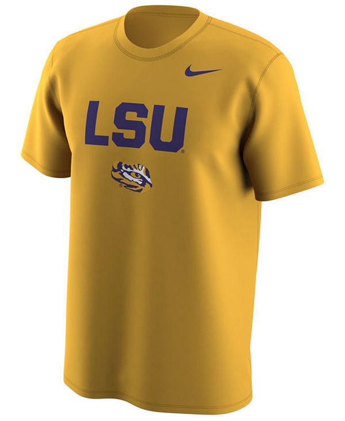 Nike Men's LSU Tigers Legend Logo Lockup T-Shirt - Macy's