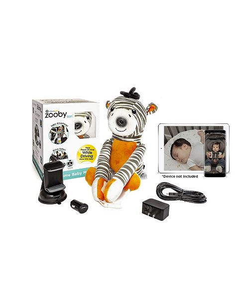Infantech Zooby Wifi Direct Portable Video Baby Monitor Zebra