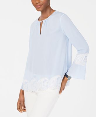 macy's tommy hilfiger blouses