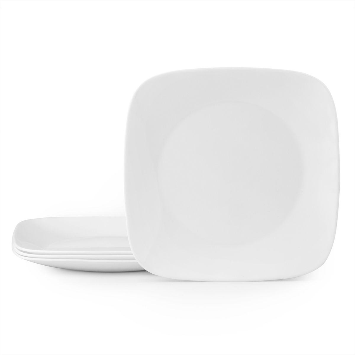 Vivid White 4pc Dinner Plate - White