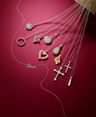 Classique by EFFY&reg; Diamond Waterfall Pendant Necklace in 14k Gold or White Gold (3/4 ct. t.w.)