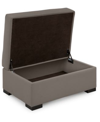 Astra 36" Fabric Chair Bed Storage Ottoman