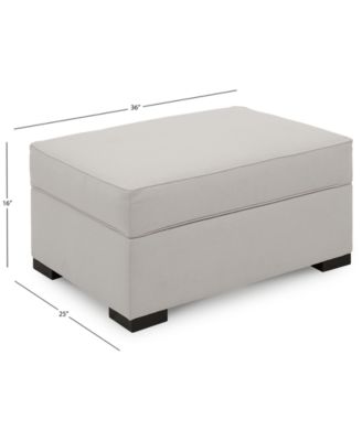 CLOSEOUT! Astra 36" Fabric Chair Bed Storage Ottoman, Created for Macy's