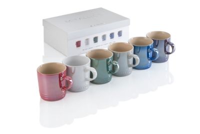Le Creuset - Metallic Mugs, Set of 6