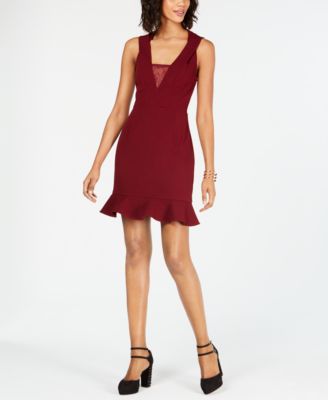 19 Cooper - Lace-Trim Flounce Dress