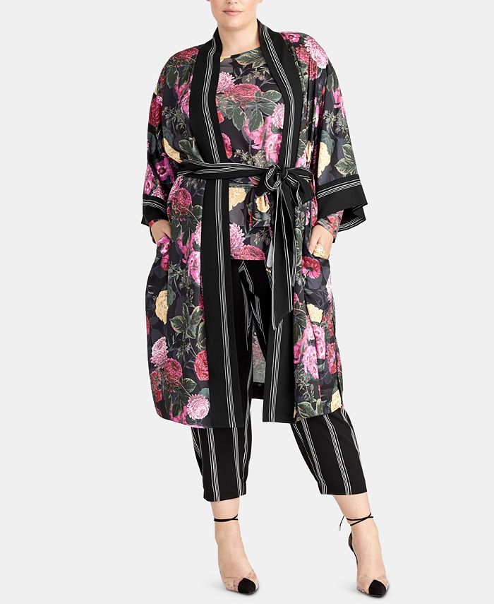 Macy's kimono dress hot sale