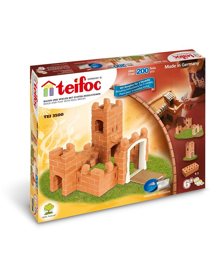 Teifoc Small Castle Brick Construction Set Macy s