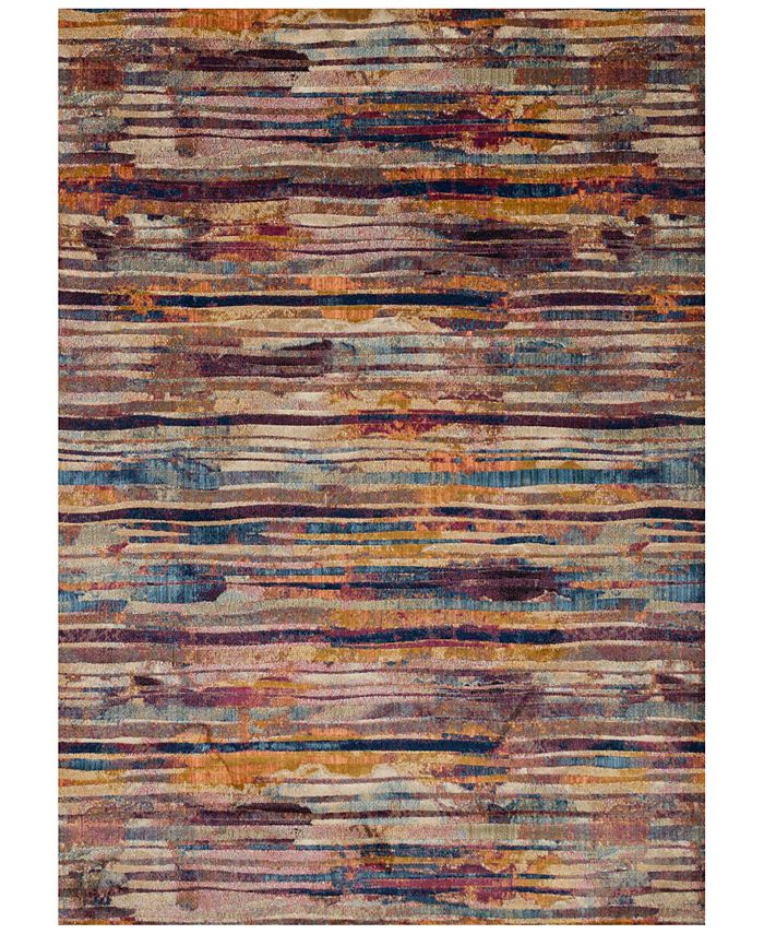 Spring Valley Home Loloi Dreamscape DM03 Raspberry/Multi 3'11" x 5'9