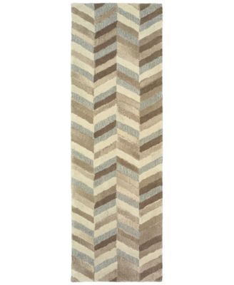Oriental Weavers - Infused 67005 Beige/Gray 2'6" x 8' Runner Area Rug