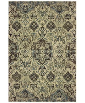 Oriental Weavers - Raleigh 8027J Ivory/Gray 1'10" x 3' Area Rug