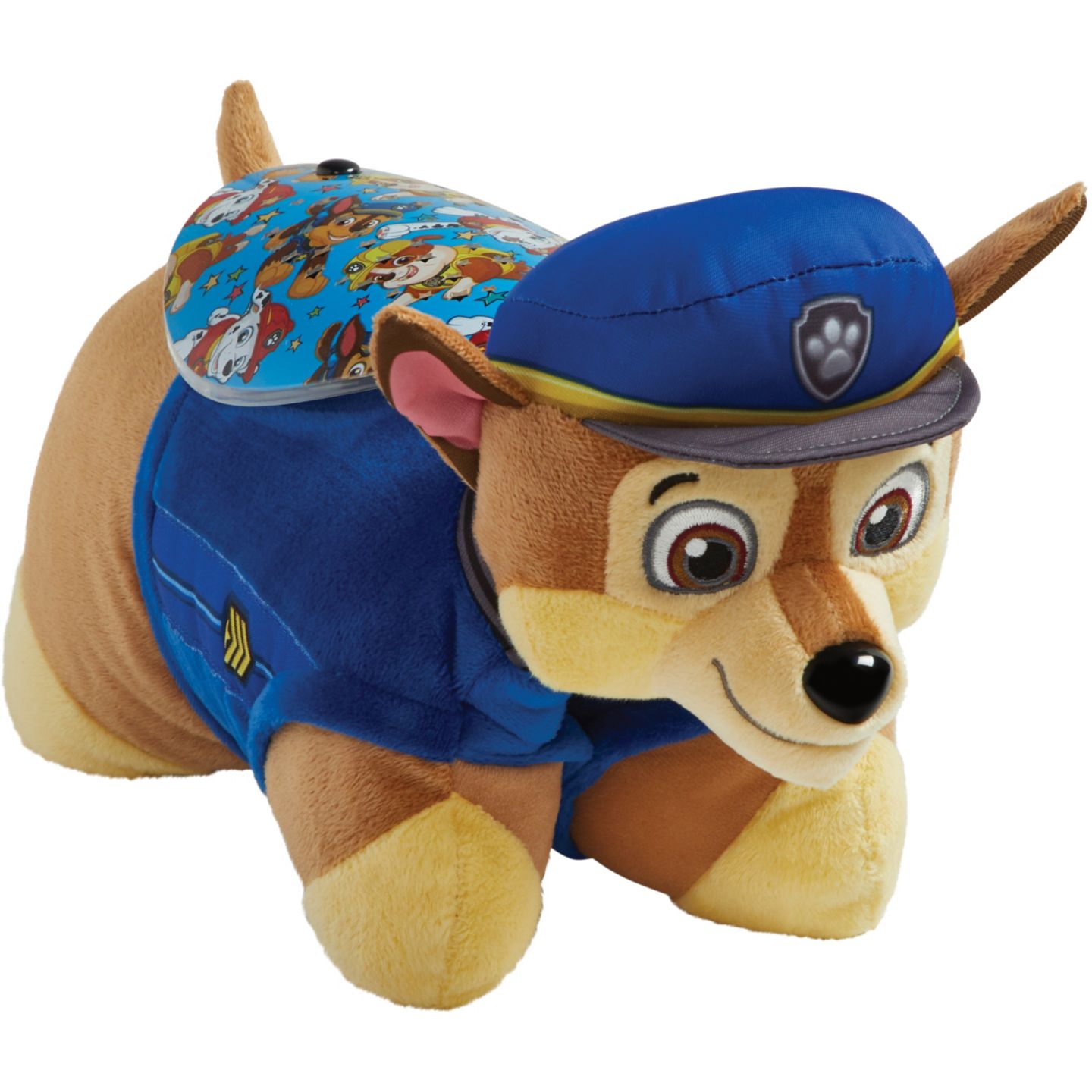 Детская мягкая игрушка Pillow Pets PAW Patrol Chase Sleeptime Lite 11" Plush — фото 2