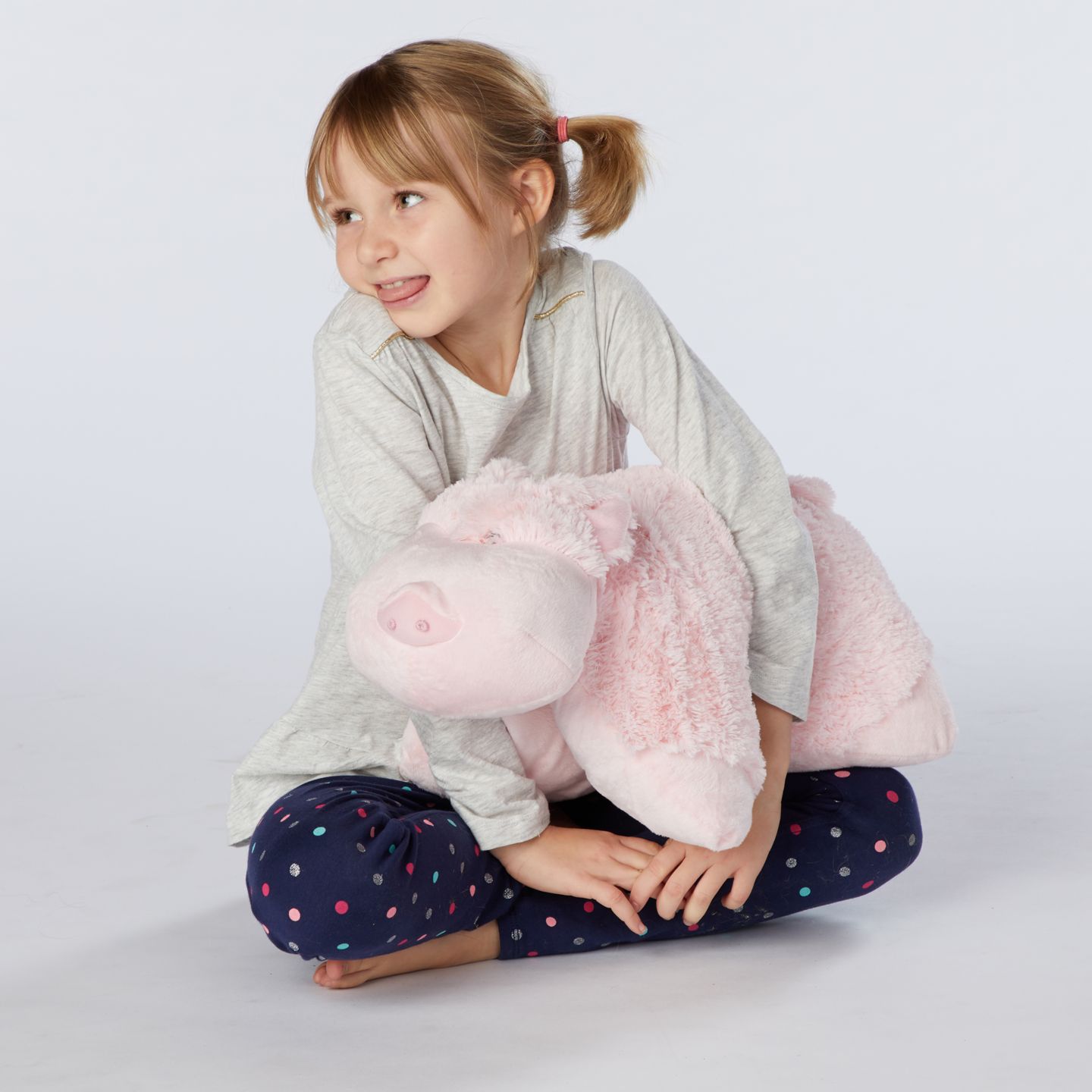 Детская мягкая игрушка Pillow Pets Signature Wiggly Pig 18" Plush — фото 5