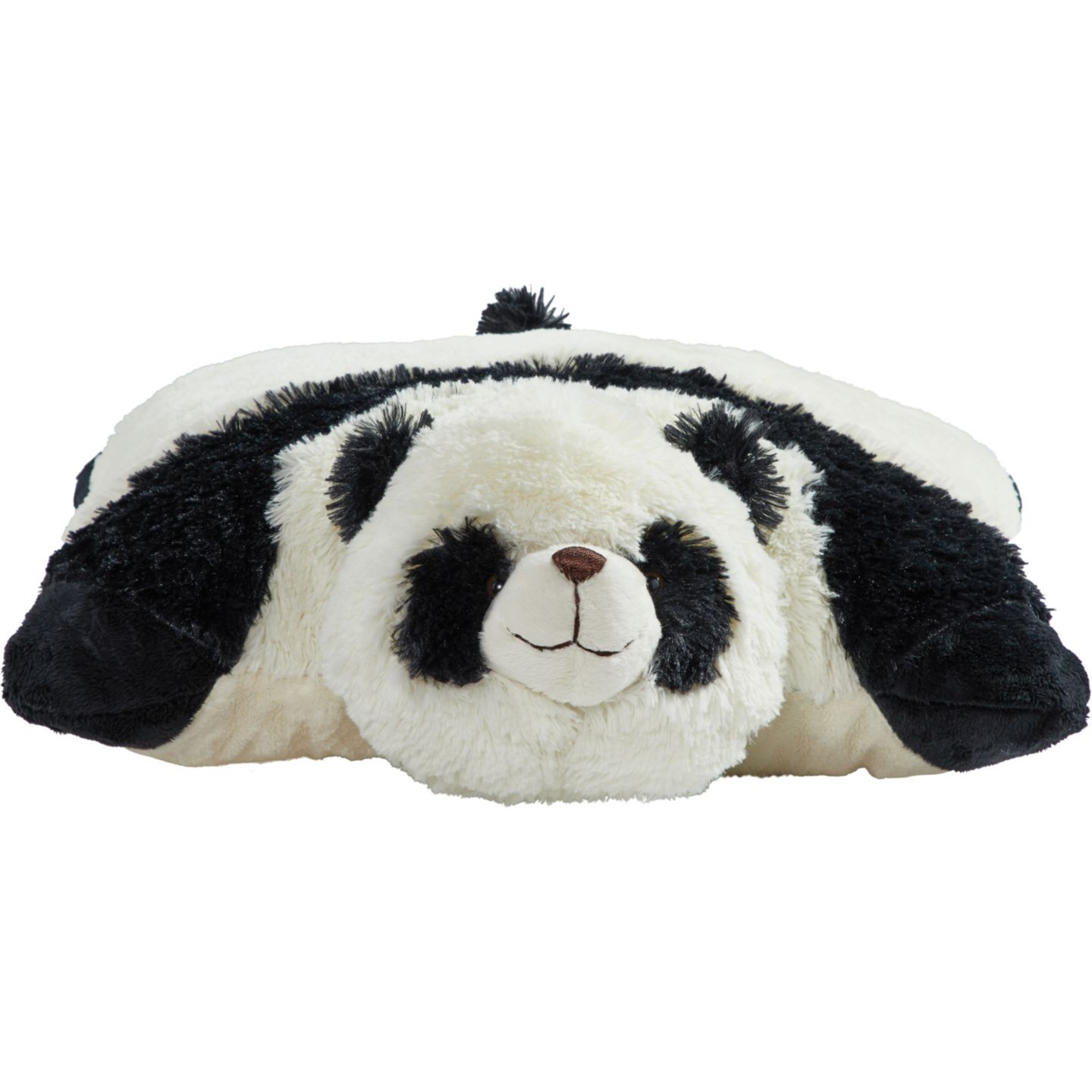 Детская мягкая игрушка Pillow Pets Comfy Panda 18" Chenille Plush, 1-Piece — фото 2