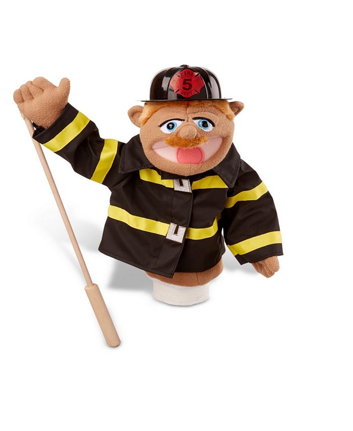 Melissa and sale doug firefighter puppet