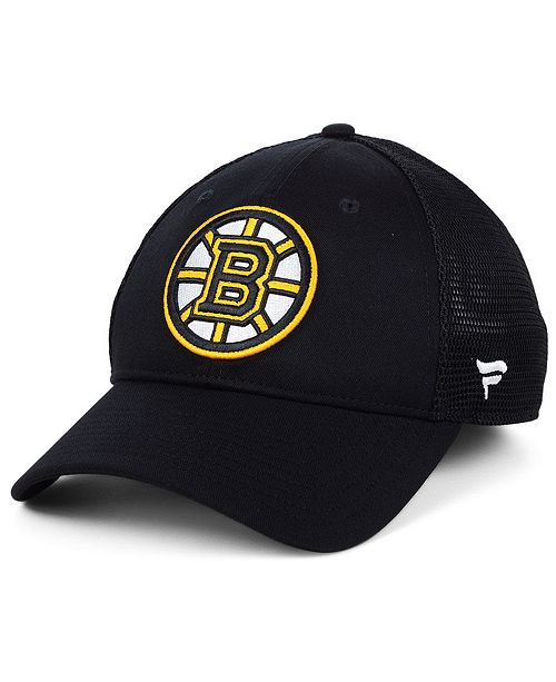 Authentic NHL Headwear Fanatics Boston Bruins Elevated Core Trucker ...
