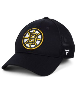 Casquette réglable noire authentique Pro Rink des Bruins de Boston de