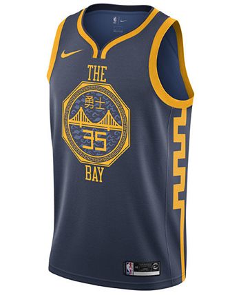 Nike Kevin Durant Golden State Warriors Swingman City Edition Jersey - Gold