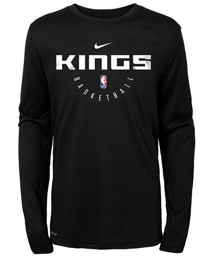 Nike Youth Sacramento Kings Practice Performance Long Sleeve T-Shirt