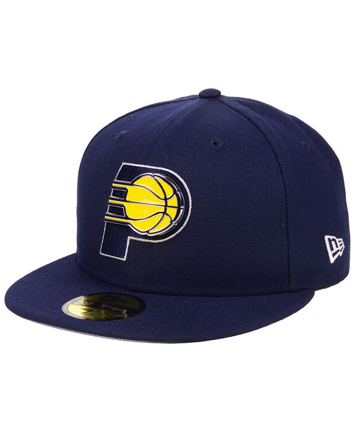 New Era Indiana Pacers Metal Mash Up 59FIFTY-FITTED Cap - Macy's