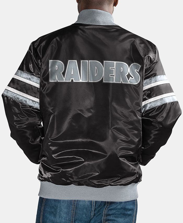 GIII Sports Men's Oakland Raiders Retro Varsity Jacket Macy's