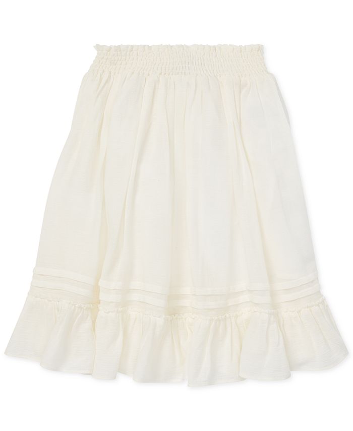 Polo Ralph Lauren Big Girls Ruffled Skirt - Macy's