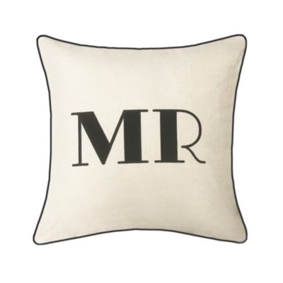 mr & mrs throw pillows