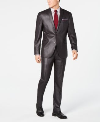 Kenneth Cole - Men's Slim-Fit Plaid Suit