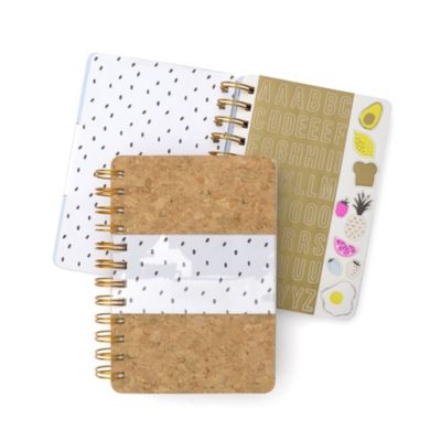 Mara-Mi - Cork & Clear Mini Spiral Notebook