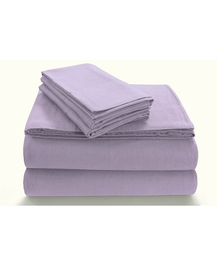 Tribeca Living Flannel Extra Deep Pocket Queen Sheet Set Macy's