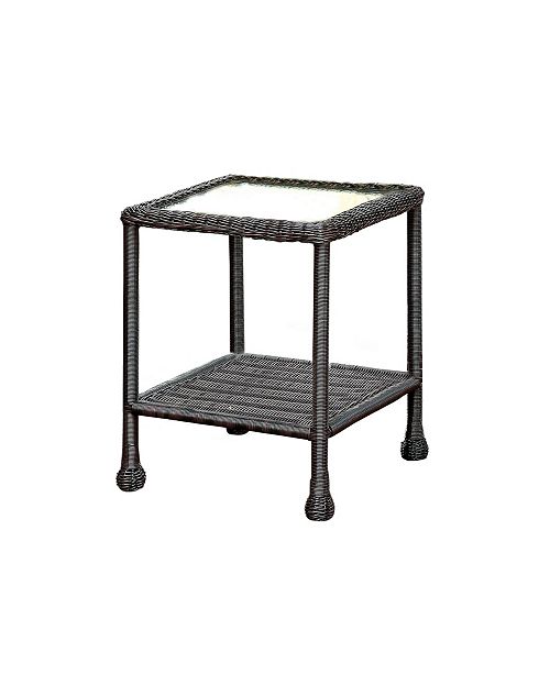 Furniture Of America Onwing Patio Wicker End Table Reviews Furniture Macy S,Wicker Chest Of Drawers For Sale