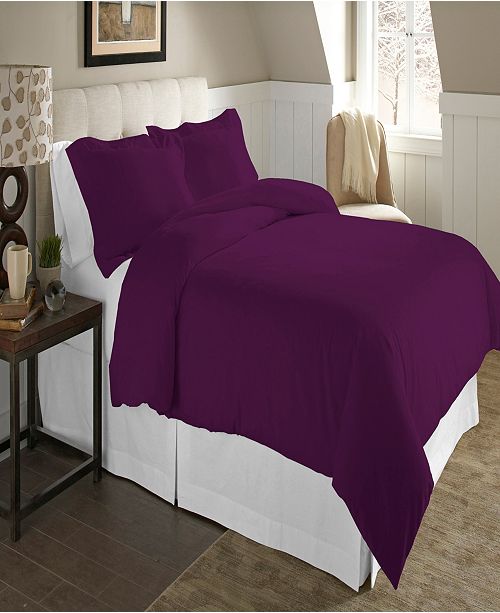 Pointehaven Luxury Size Cotton Flannel Duvet Set King Cal King