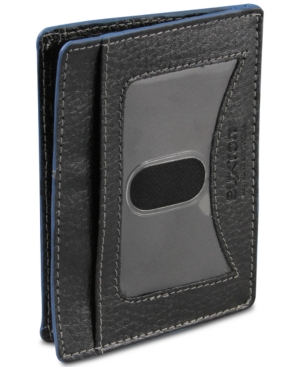 Buxton Men's Leather Front-Pocket Wallet