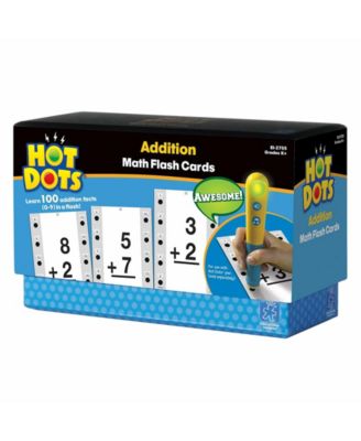 Educational Insights Hot Dots Math Flash Cards- Addition - Macy's
