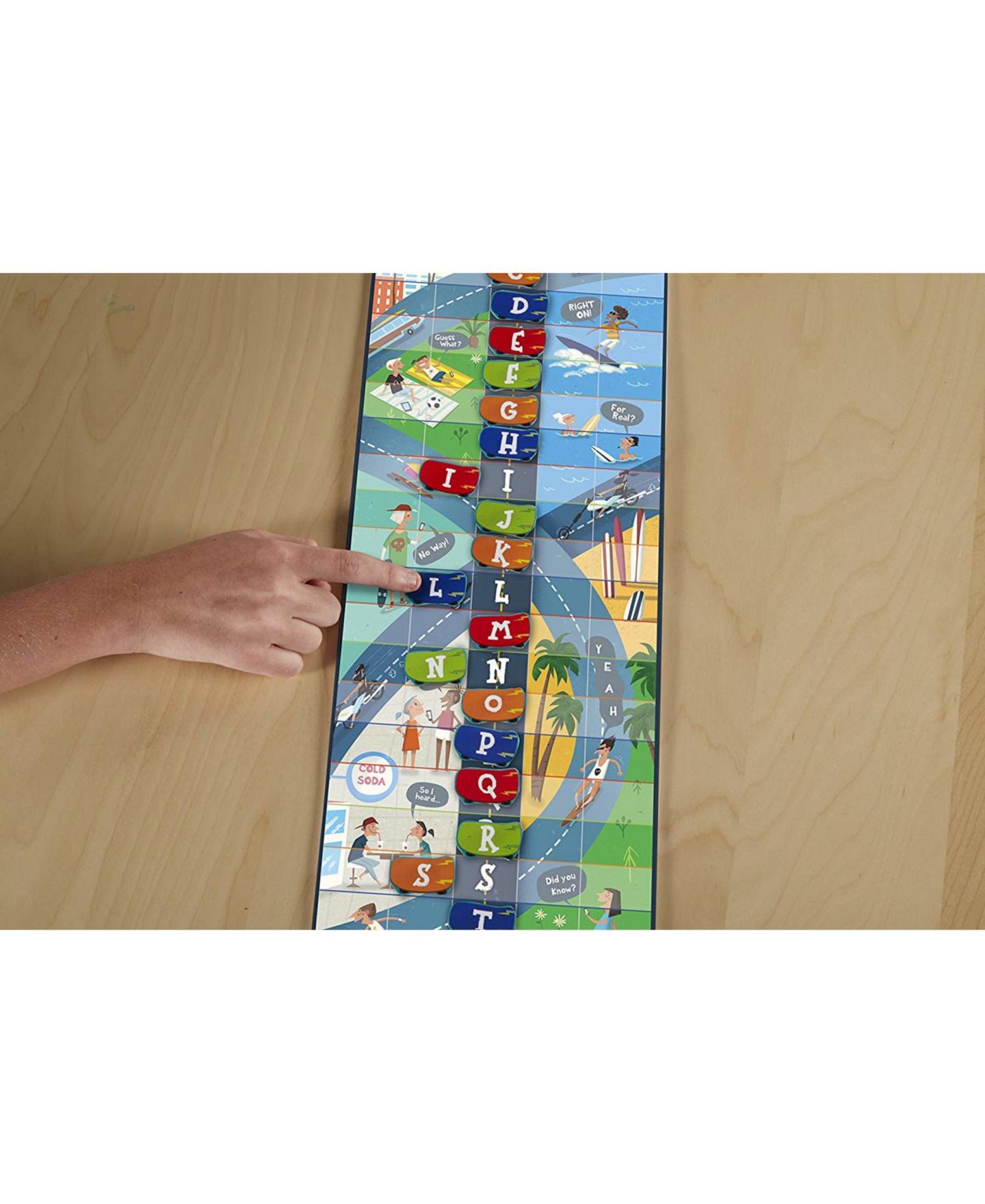 Детская настольная игра Areyougame Word on the Street Junior Family Educational Board Game, Ages 7+ — фото 11