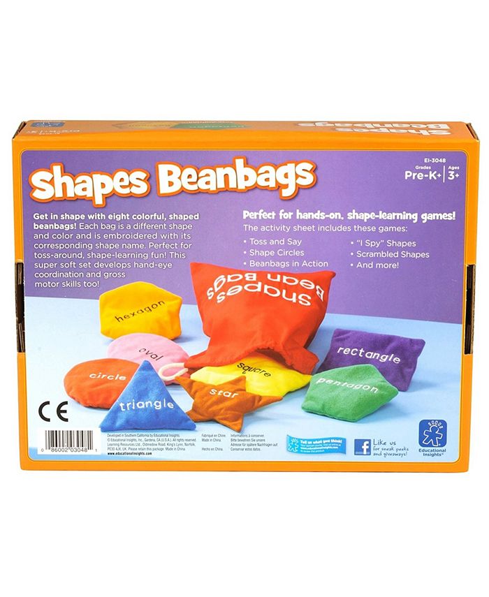 Areyougame Educational Insights Shapes Beanbags - Macy's