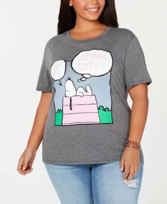 Love Tribe - Plus Size Zonk City Snoopy T-Shirt