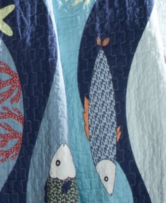 Sea Life 2-Pc Set Quilt Set, Twin