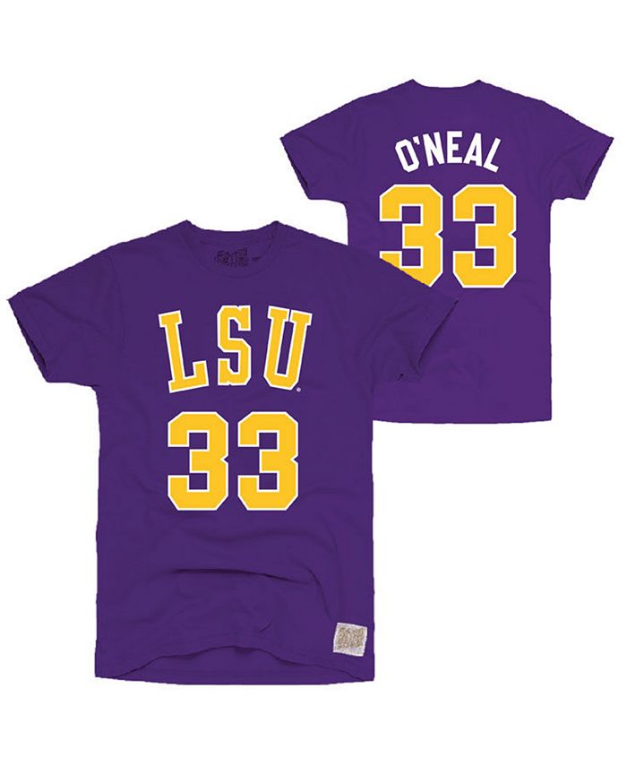 Retro Brand Men's LSU Tigers Throwback Name and Number Basketball T ...