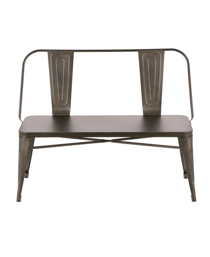 Lumisource Oregon Metal Bench & Reviews Furniture Macy's