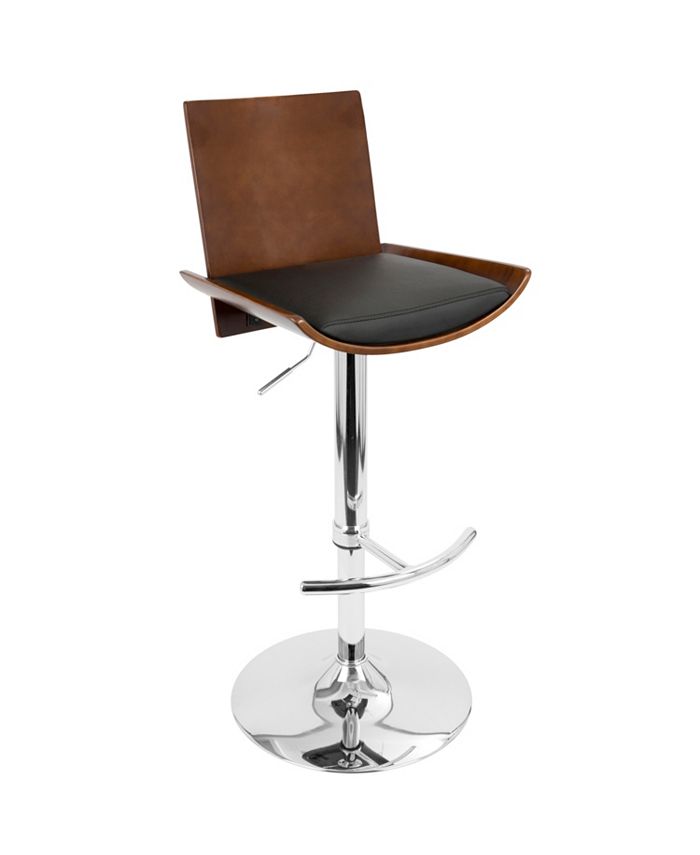 Lumisource Vittorio Adjustable Barstool with Swivel & Reviews Furniture Macy's