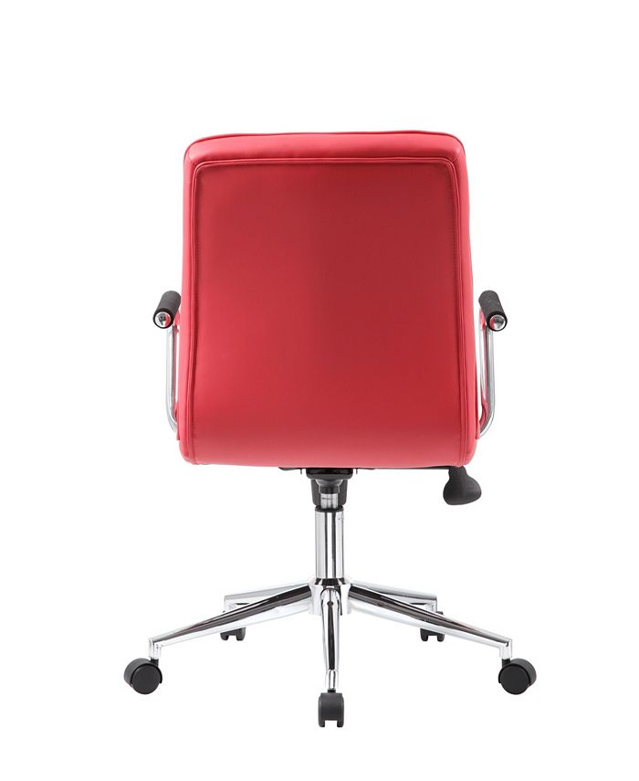 Boss Office Products Modern Office Chair w/Chrome Arms Macy's