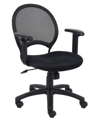 Mesh Chair With Adjustable Arms