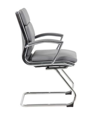 Executive CaressoftPlus Guest Chair with Chrome Finish