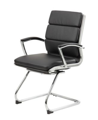 Executive CaressoftPlus Guest Chair with Chrome Finish