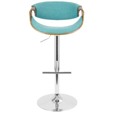 Curvo Adjustable Barstool with Swivel