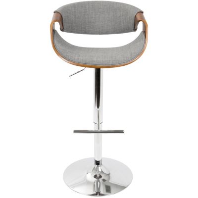 Curvo Adjustable Barstool with Swivel