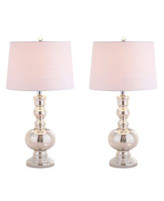 Genie Glass Led Table Lamp - Set Of 2