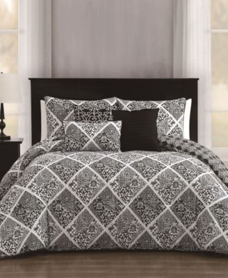 Geneva Home Fashion - Luella 6pc Queen Comforter Set