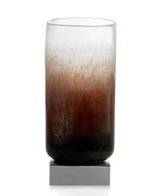 Torched Small Glass Vase