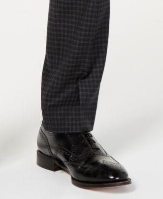 Kenneth Cole New York Men's Slim-Fit Plaid Performance Suit